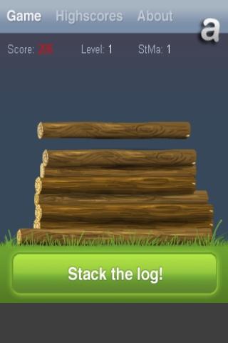 Stack the log