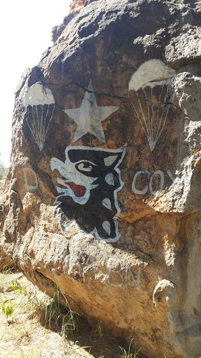 Paratroopers Rock Mural