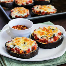Julia Child's Eggplant Pizzas (Tranches d'aubergine á  l'italienne)