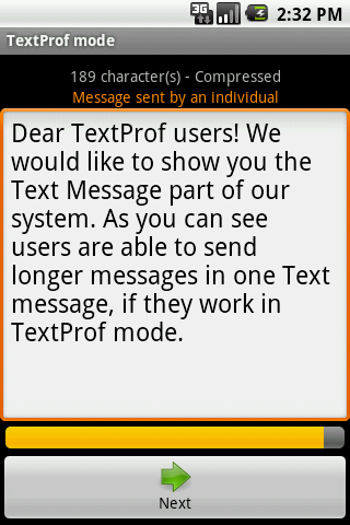 TextProf SMS and Speech System