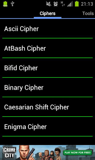 Cipher Cryptics