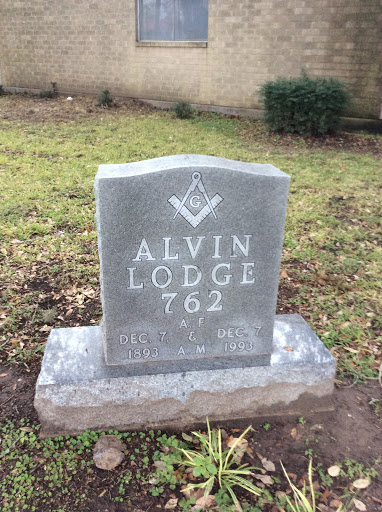 Alvin Lodge Plaque