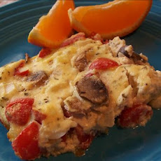 Baked Mushroom Omelette