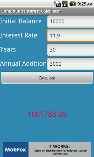 【免費財經App】Compound Interest Calculator-APP點子