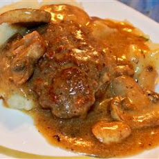 Scrumptious Salisbury Steak in Mushroom Gravy