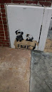 Free Puppies Street Art