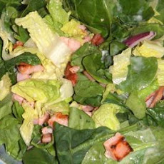 Greens With Hot Bacon Dressing