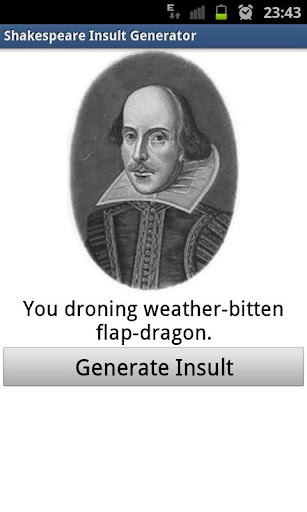 Shakespeare Insult Generator