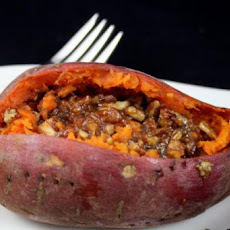 Baked Sweet Potatoes With Brown Sugar-Pecan Butter