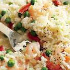 Risotto with Shrimp and Peas