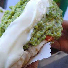 Guac Italiano Hot Dog - the Go-To hot dog from Chile spiced up a bit.