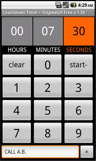 Countdown Timer+Stopwatch Full