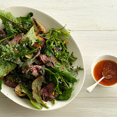 Grilled Steak Salad with Tomato Vinaigrette