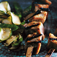 Miso-Glazed Tuna Kebabs