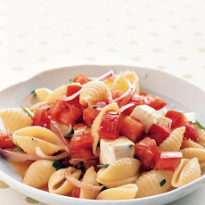 Warm Tomato Pasta Salad
