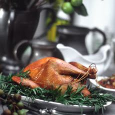 Roast Pheasant with Chestnut Fennel Fricassee