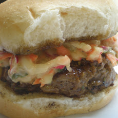 Bulgogi Burgers with Asian Slaw