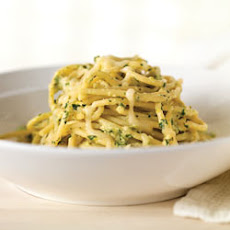 Creamy Green Spaghetti