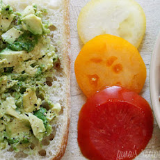 Grilled Chicken Sandwich with Avocado and Tomato