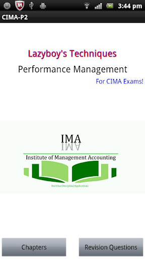 Performance Management CIMA P2