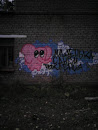Граффити Розовый Слон