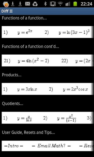 Differentiation of Products +