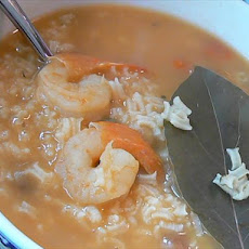 Asopao De Gandules Con Camarones
