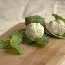 Basil-Wrapped Goat Cheese Recipe