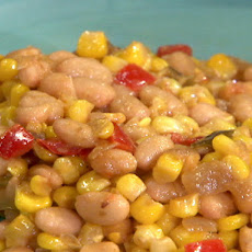 Corn and White Bean Maque Choux