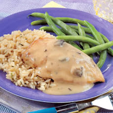 Creamy Mushroom-Garlic Chicken