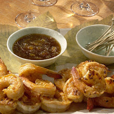 Grilled Curried Shrimp
