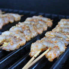 Coconut Lime Shrimp Skewers