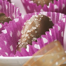 Chocolate Dipped Caramels with Sea Salt