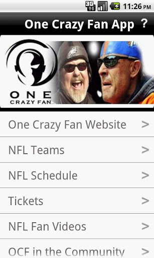 One Crazy Fan App