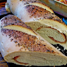 Aromatic Herbed Bread Filled With Prosciutto