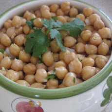 Garbanzo beans salad