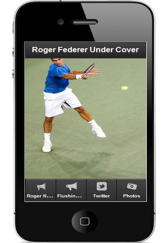 Roger Federer Under Cover