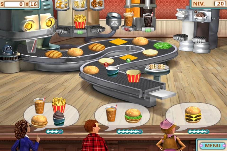 Android application Burger Shop screenshort