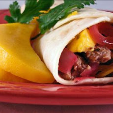 Beef and Mango Fajitas