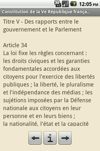 【免費書籍App】Constitution Française-APP點子