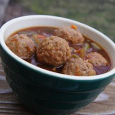 Veggie Meatball Soup