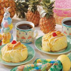 Jumbo Pineapple Yeast Rolls