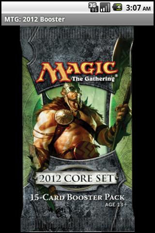 MTG Core 2012 Booster Pack