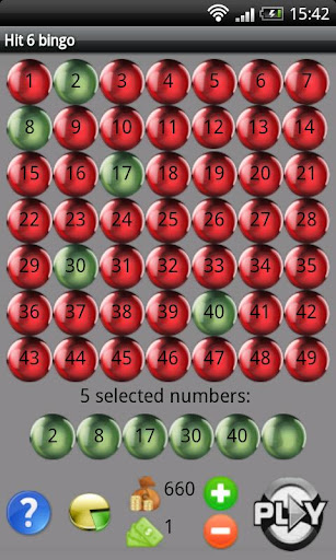 Hit 6 bingo