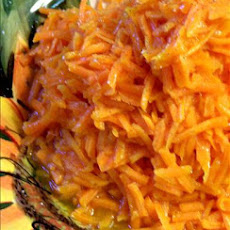 Orange-Glazed Shredded Carrots (Reduced or Low-Fat)