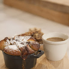 Banana Brioche Monkey Bread with Moloko Milk Stout Butterscotch and Smoked Almond Toffee Brittle