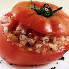 Savoury Filled (Stuffed) Tomatoes