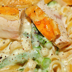Baked Chicken, Lemon and Pea Risotto