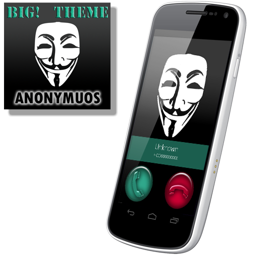 BIG! caller ID Theme Anonymous LOGO-APP點子