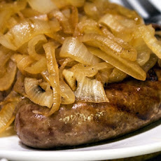 Bratwurst and Onions